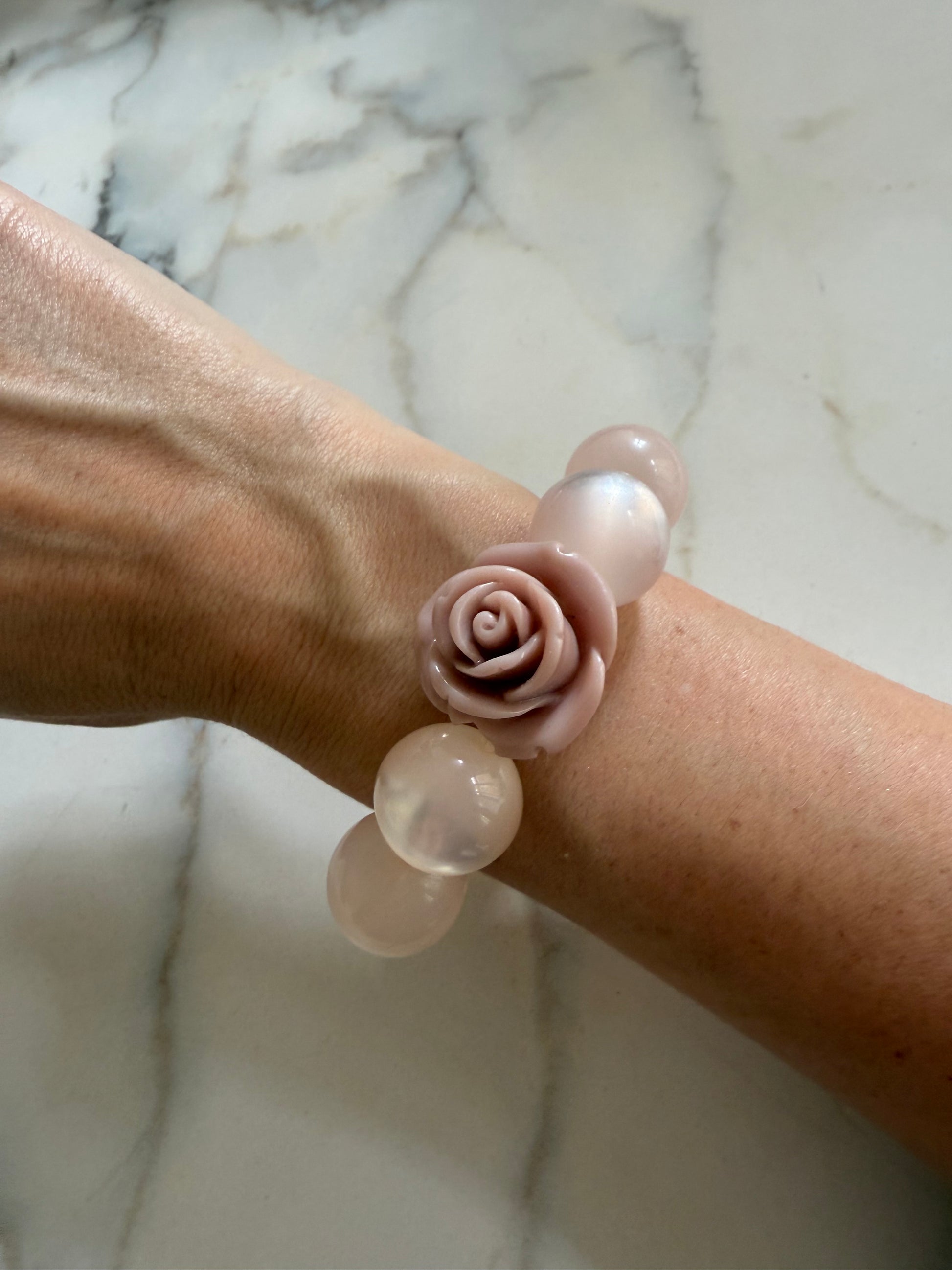 BRACELET BY GIGI: BRIDGET ROSE CORAIL GLACÉ