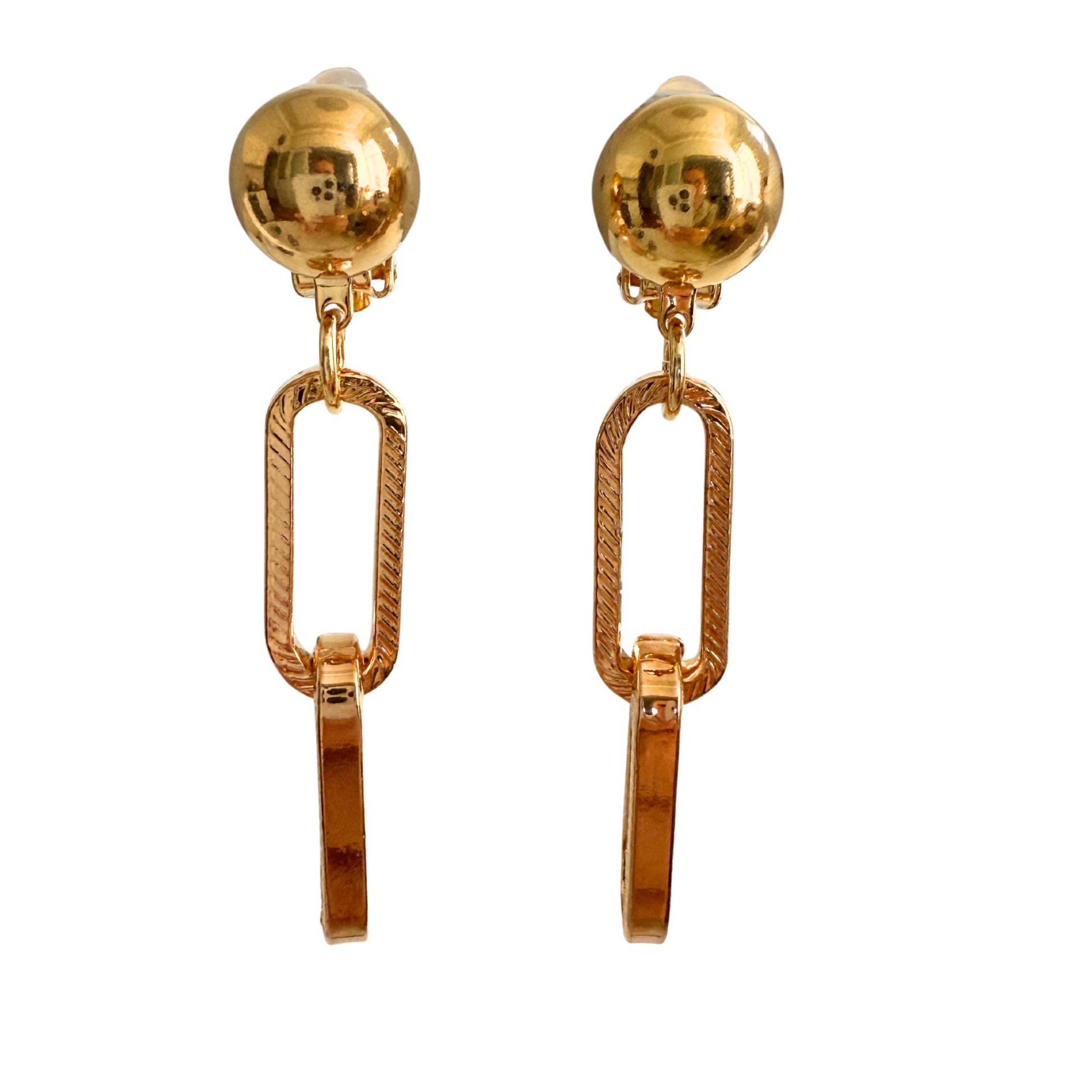 BOUCLES D'OREILLES FRANCINE BRAMLI: COBOCHON ET PETITE CHAPINE DORÉE