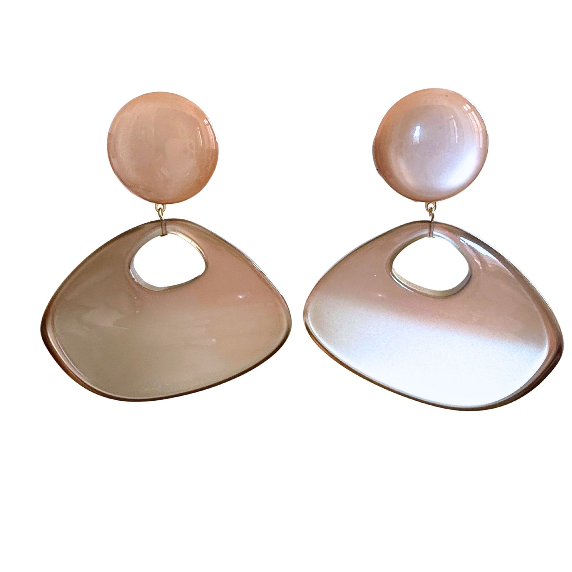 BOUCLES D'OREILLES FRANCINE BRAMLI: MAGNIFICIENT CHAMPAGNE