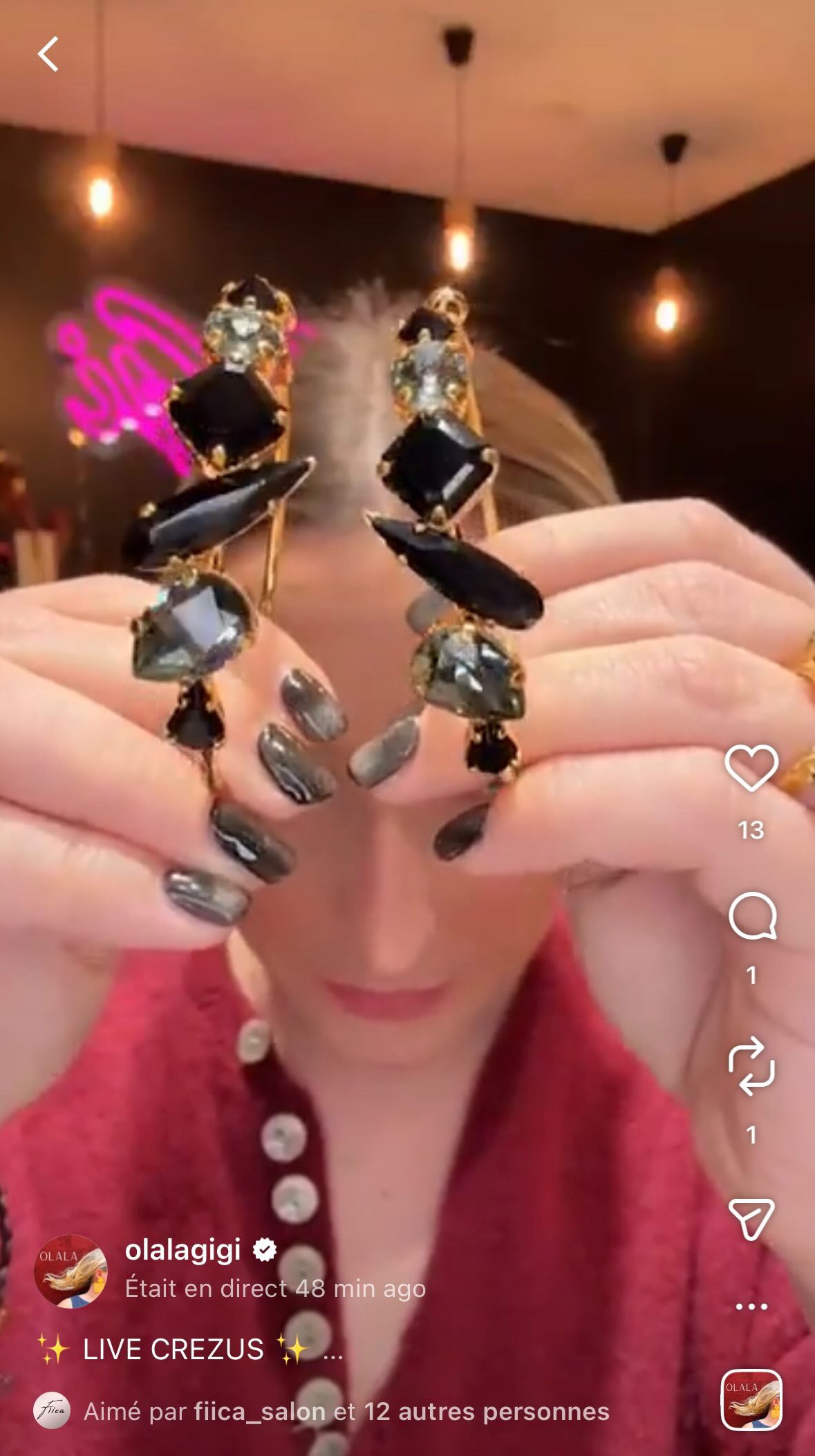 CREOLES NOIRES CASCADES CRISTAUX