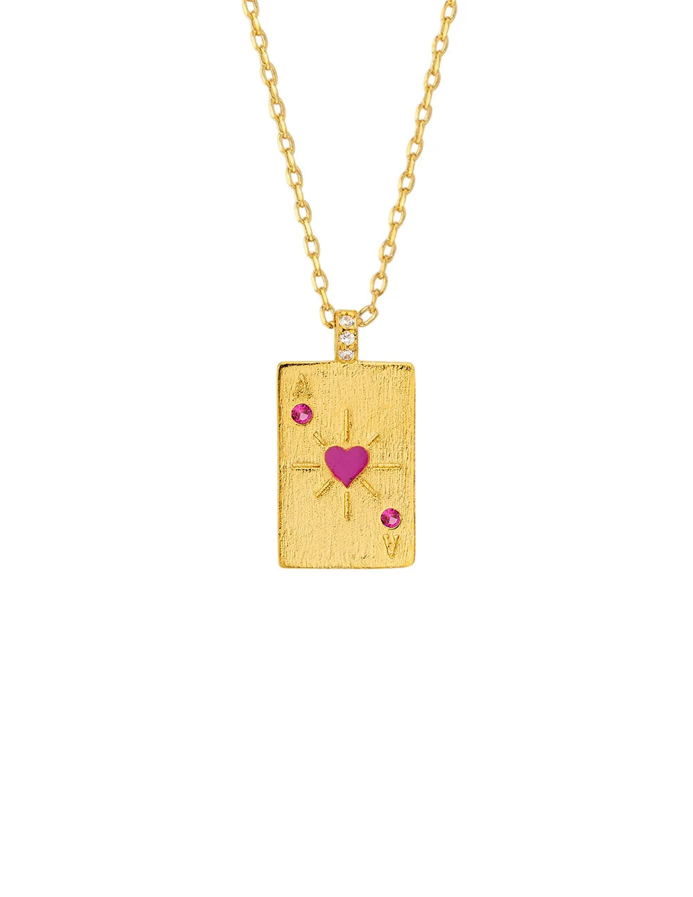 COLLIER - ACE OF HEART