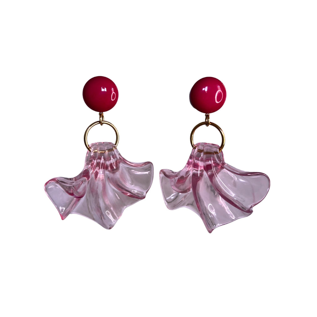 Boucles d'oreilles Francine Bramli: AMELIA EDITION LIMITÉE ROSE