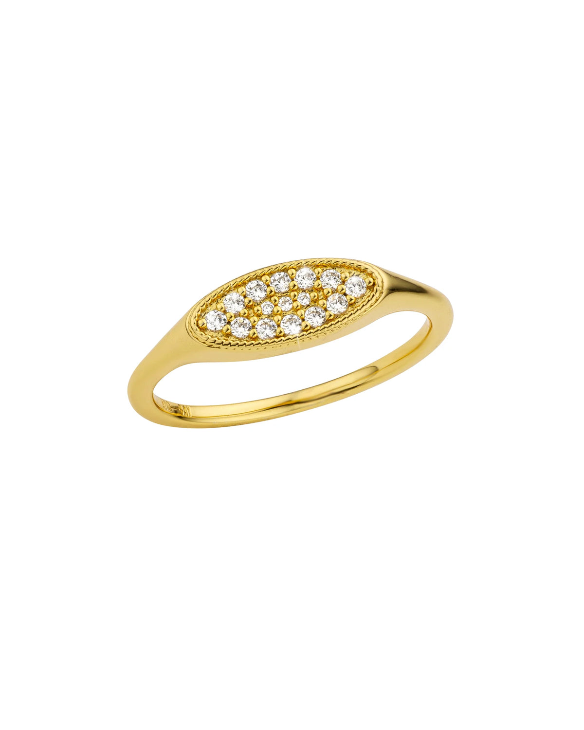 OVAL SIGNET pinky