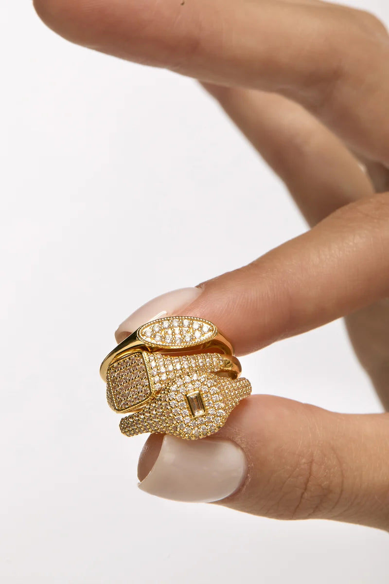 SQUARE SIGNET PINKY