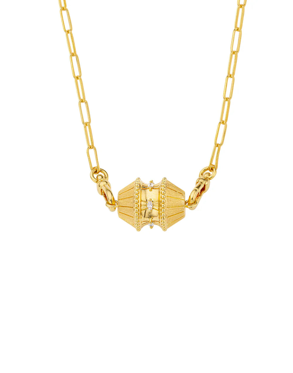 COLLIER - GOLD BIG TALISMAN