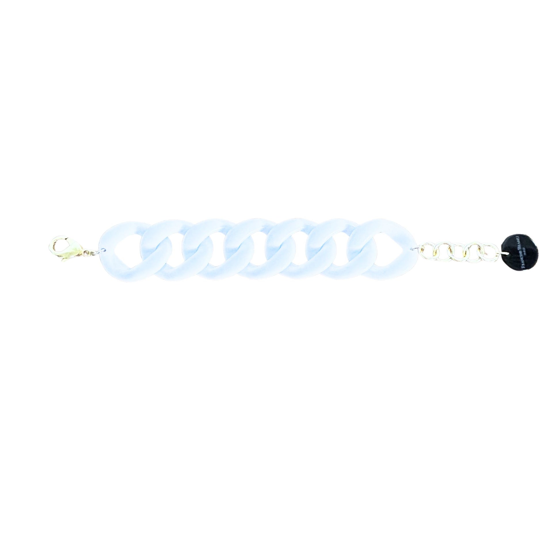 Bracelet FRANCINE BRAMLI: MAILLON BLANC EDITION LIMITÉE