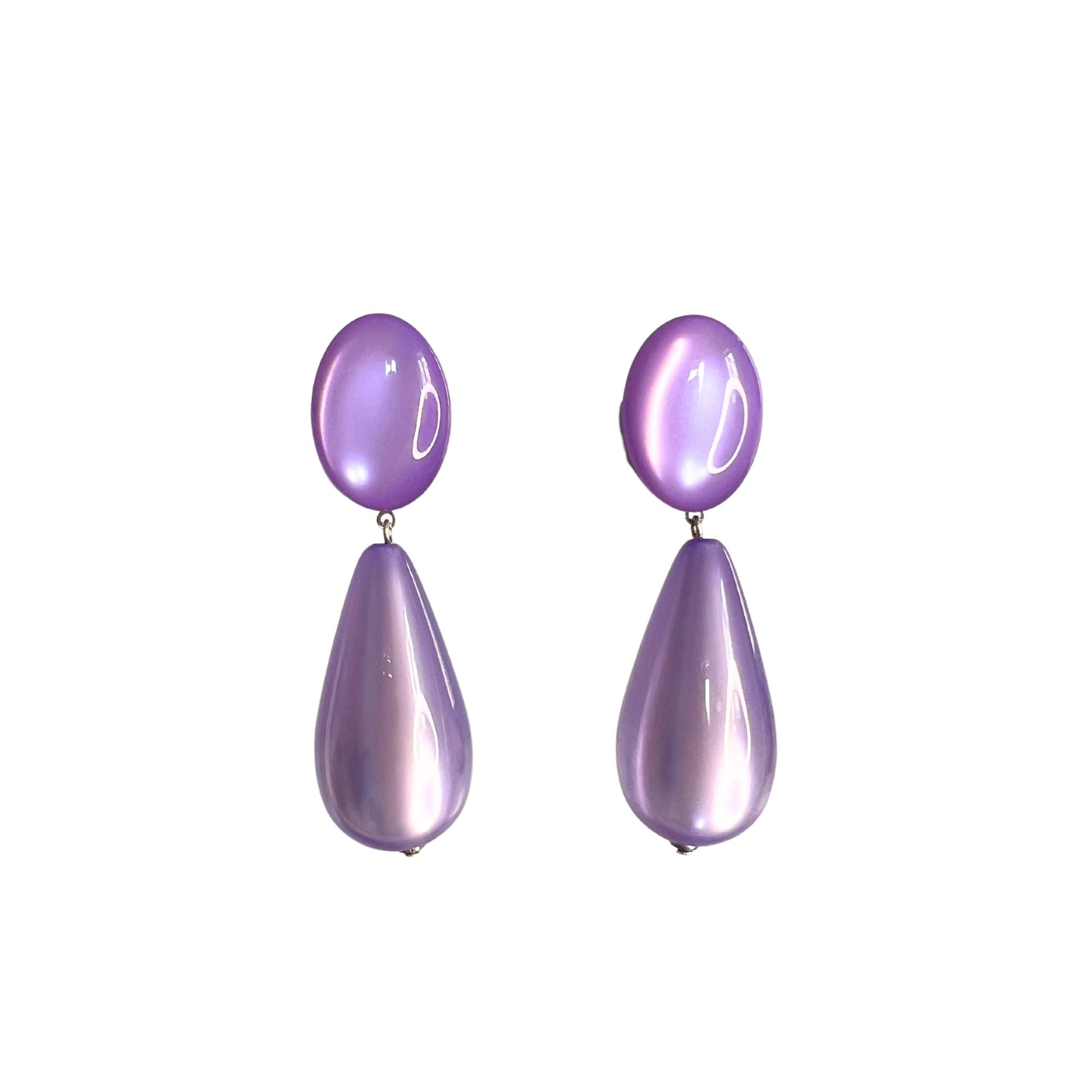 Boucles d'oreilles Francine Bramli: CAYENNE S LAVANDE