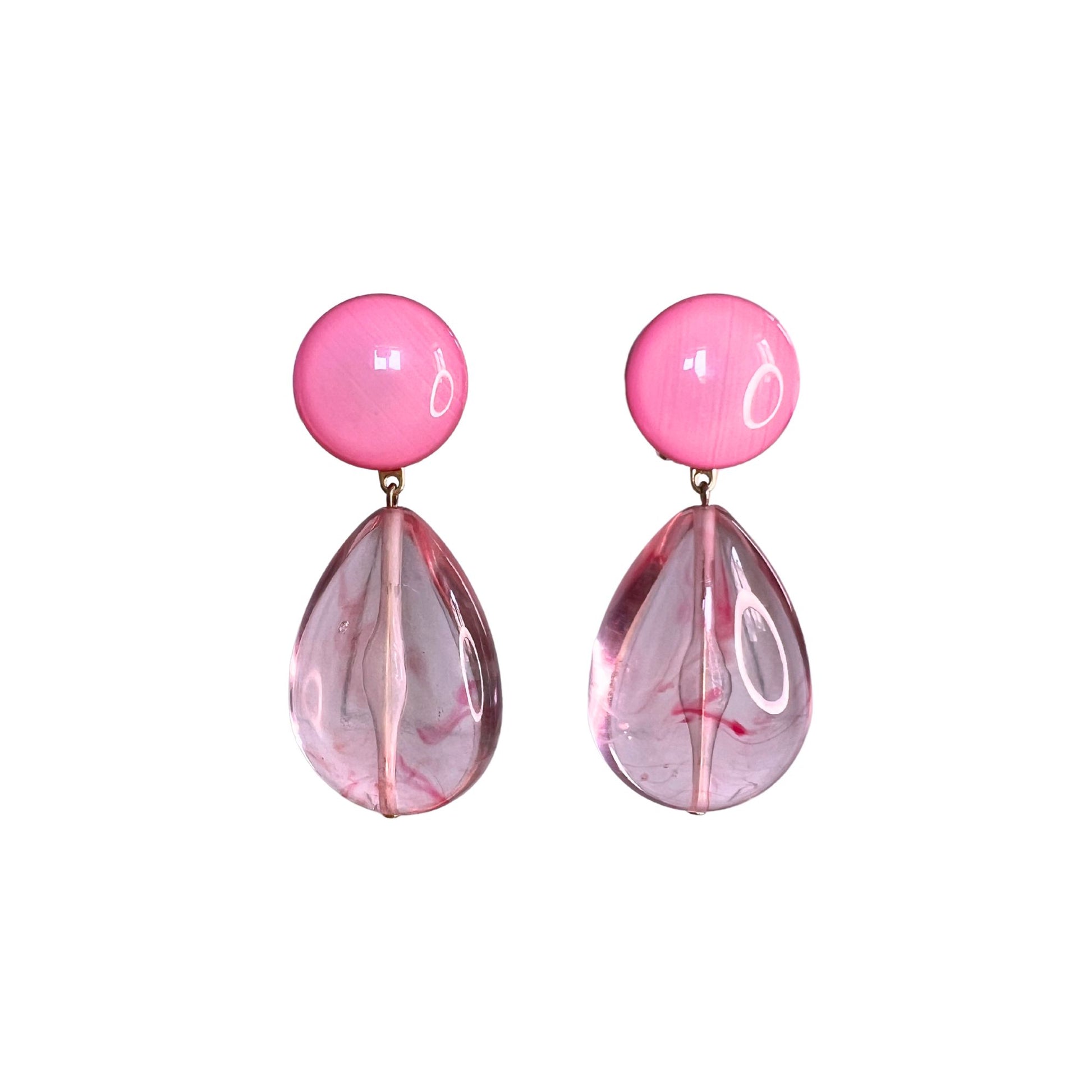 Boucles d'oreilles Francine Bramli: CUBA EDITION LIMITÉE ROSE
