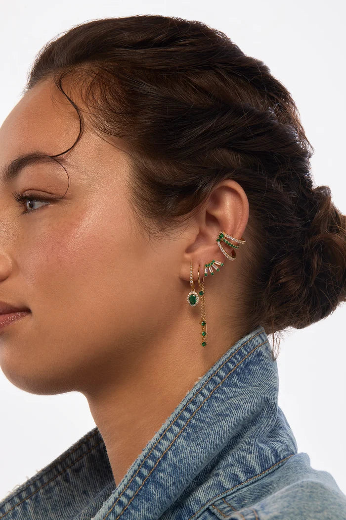 BOUCLES D'OREILLES - GREEN DYNASTY