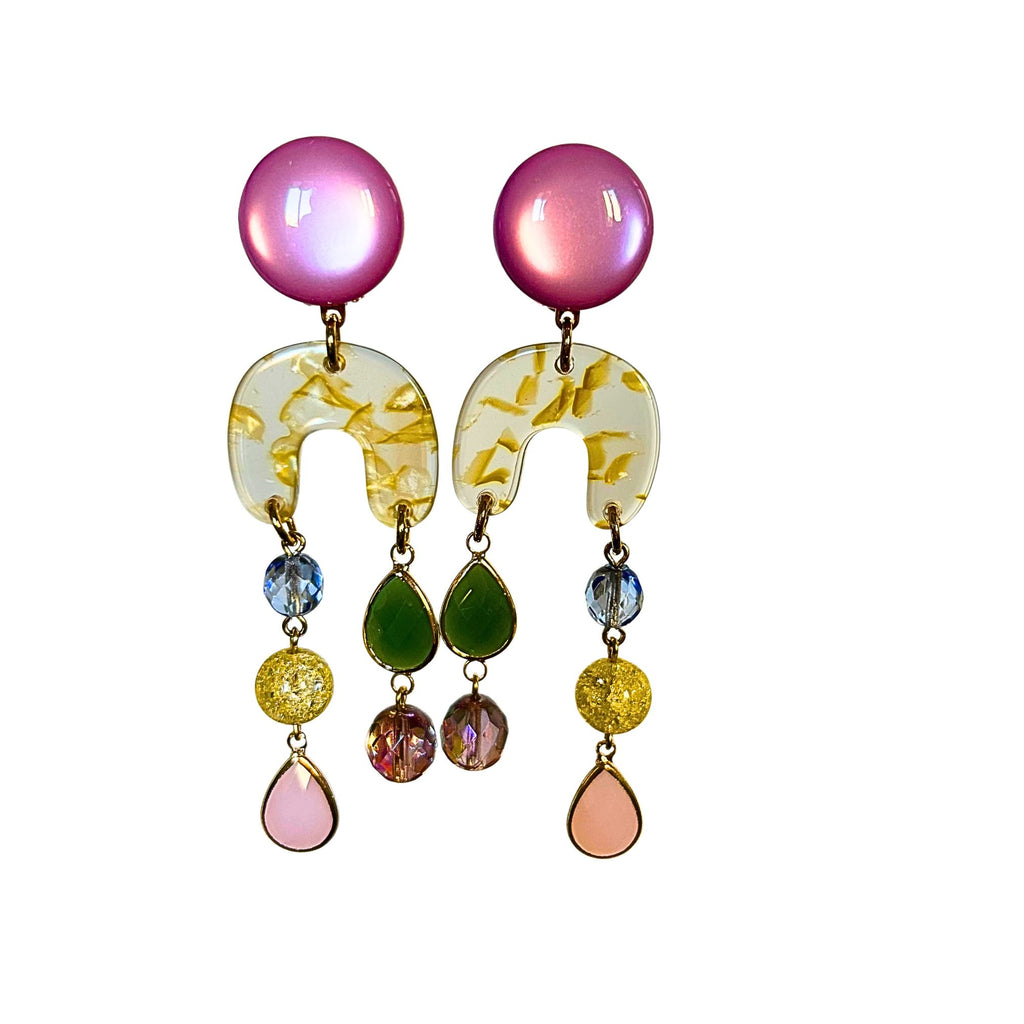 Boucle d'oreilles FRANCINE BRAMLI: Edition limitées PIERRES FINES