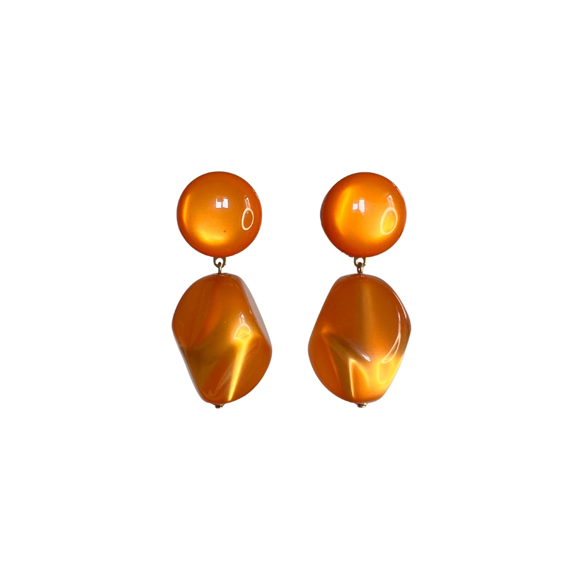 Boucles d'oreilles Francine Bramli: TULUM ORANGE