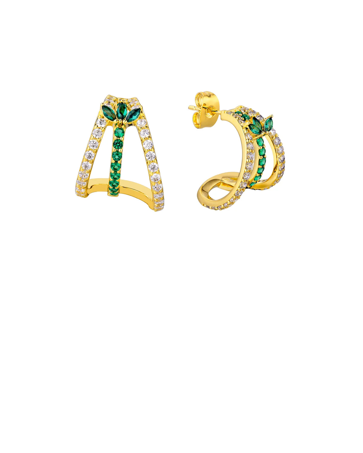 BOUCLES D'OREILLES - GREEN MALIA