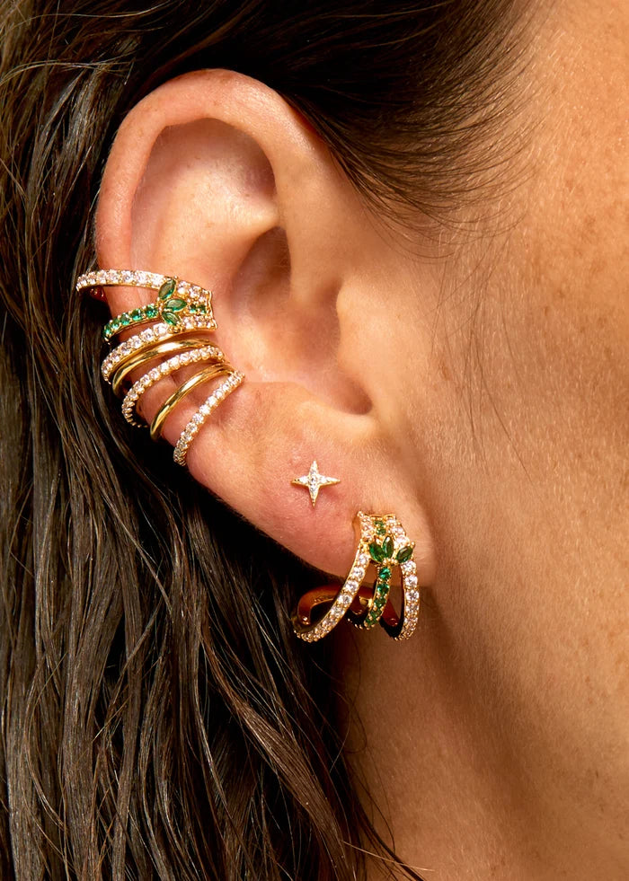 BOUCLES D'OREILLES - GREEN MALIA