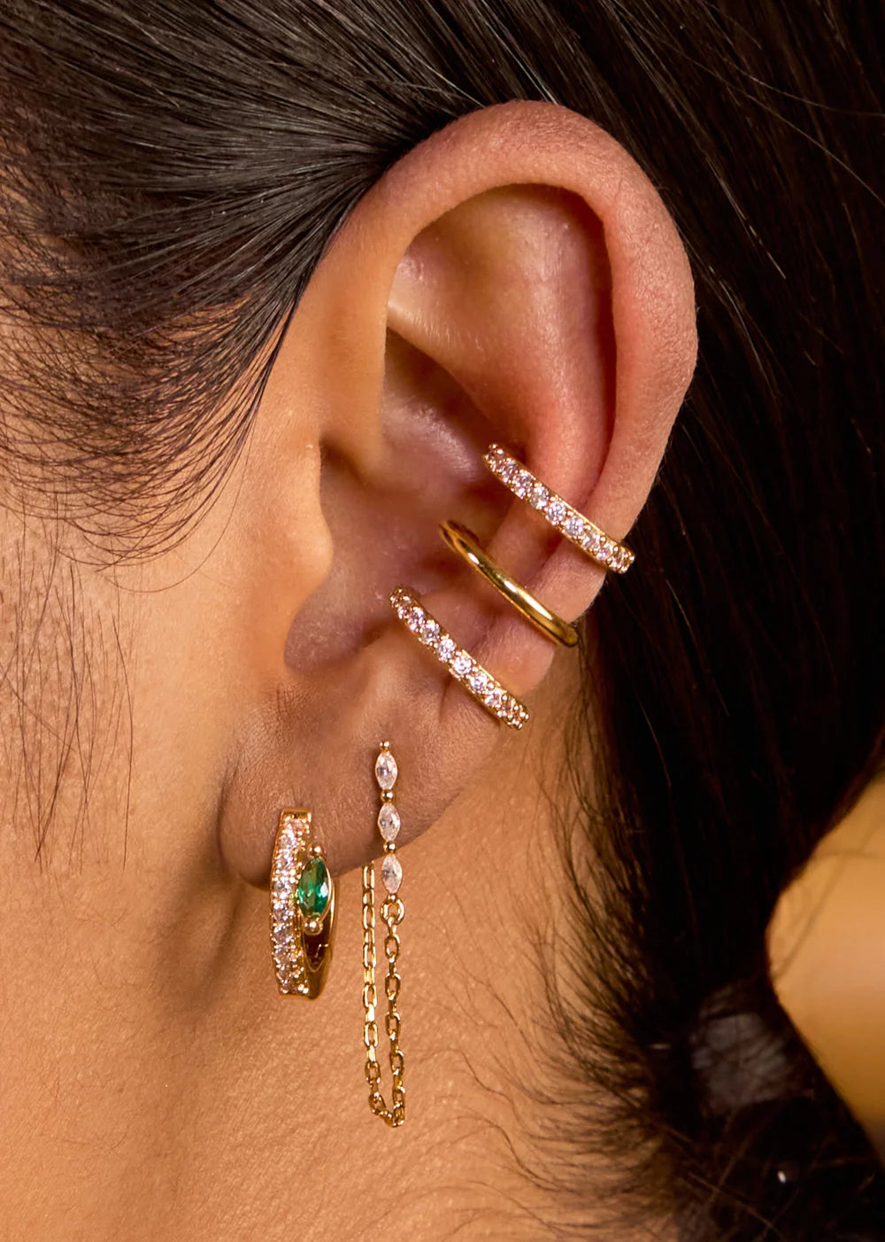 BOUCLES D'OREILLES - GREEN PRECIOUS DEHLI