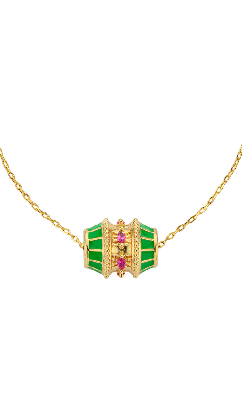 COLLIER - GREEN TALISMAN