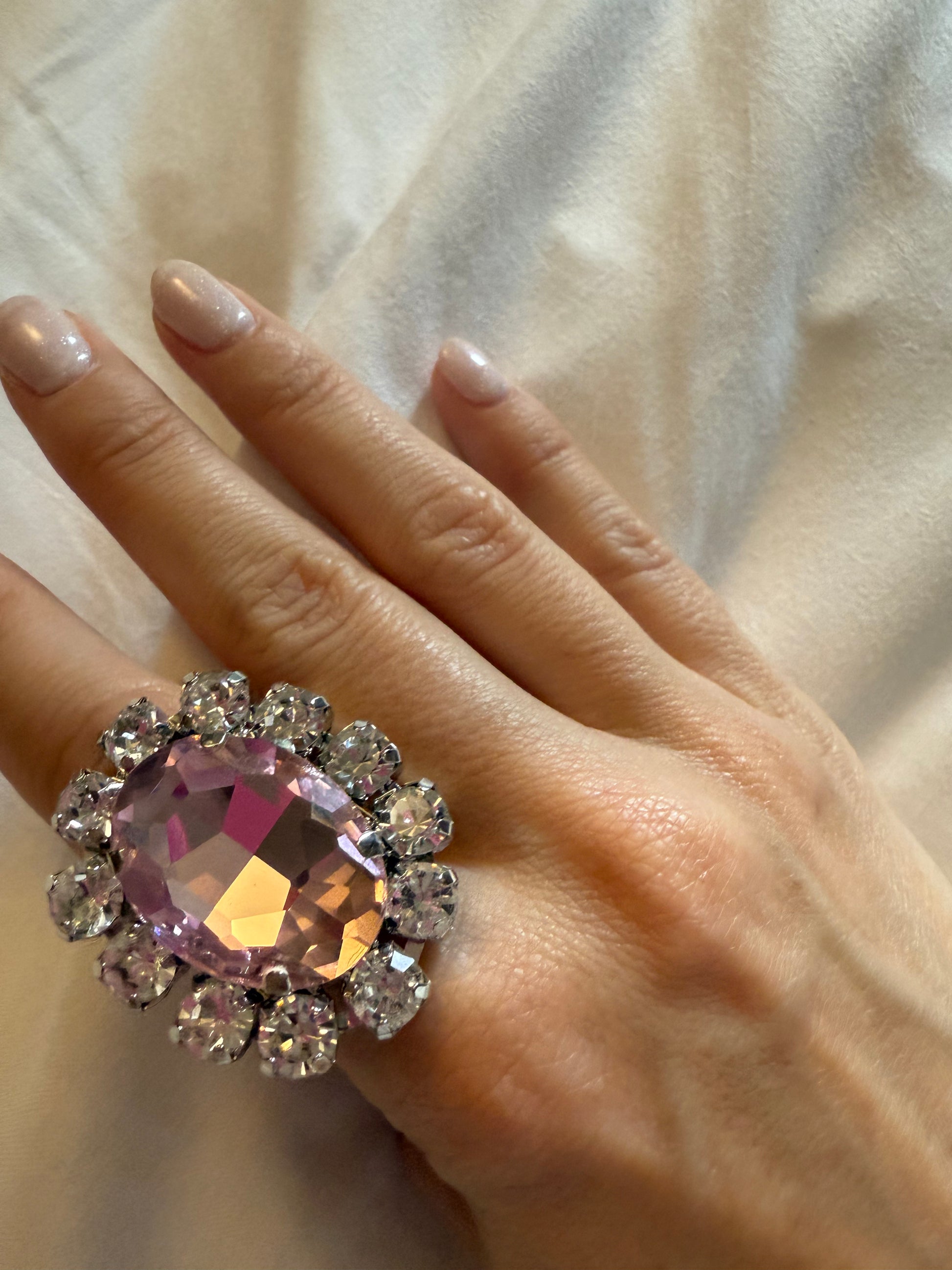 Bague FRANCINE BRAMLI : Versailles rose