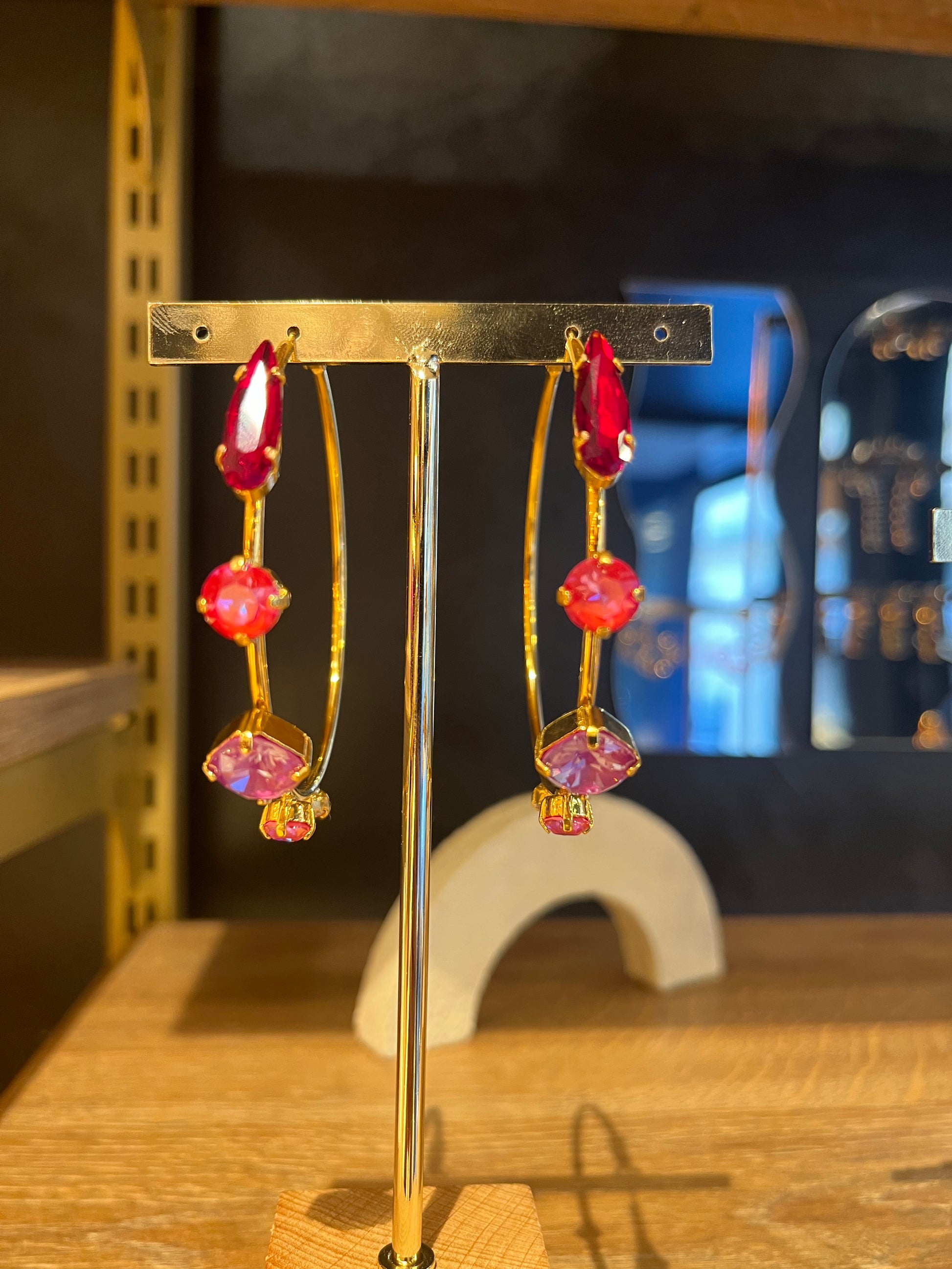 Créoles dégradés Rouge