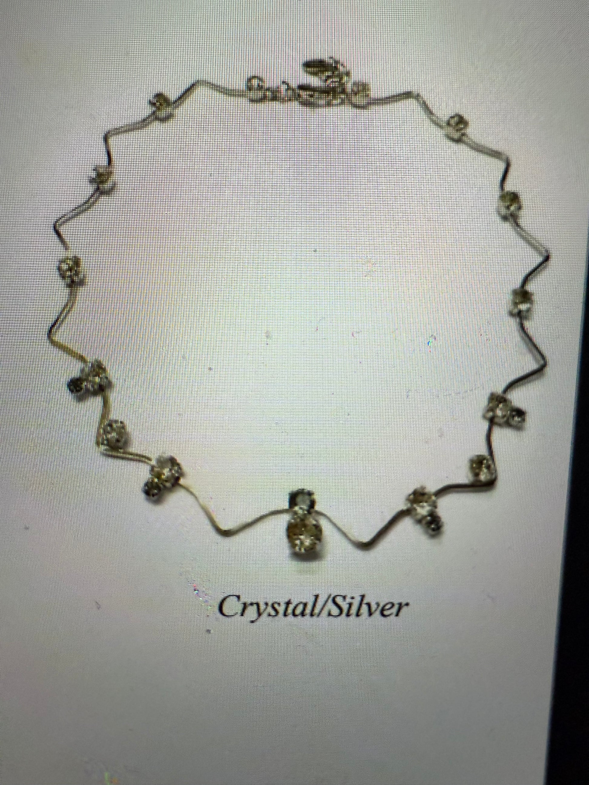 COLLIER CRYSTAL SILVER EDITION LIMITÉE