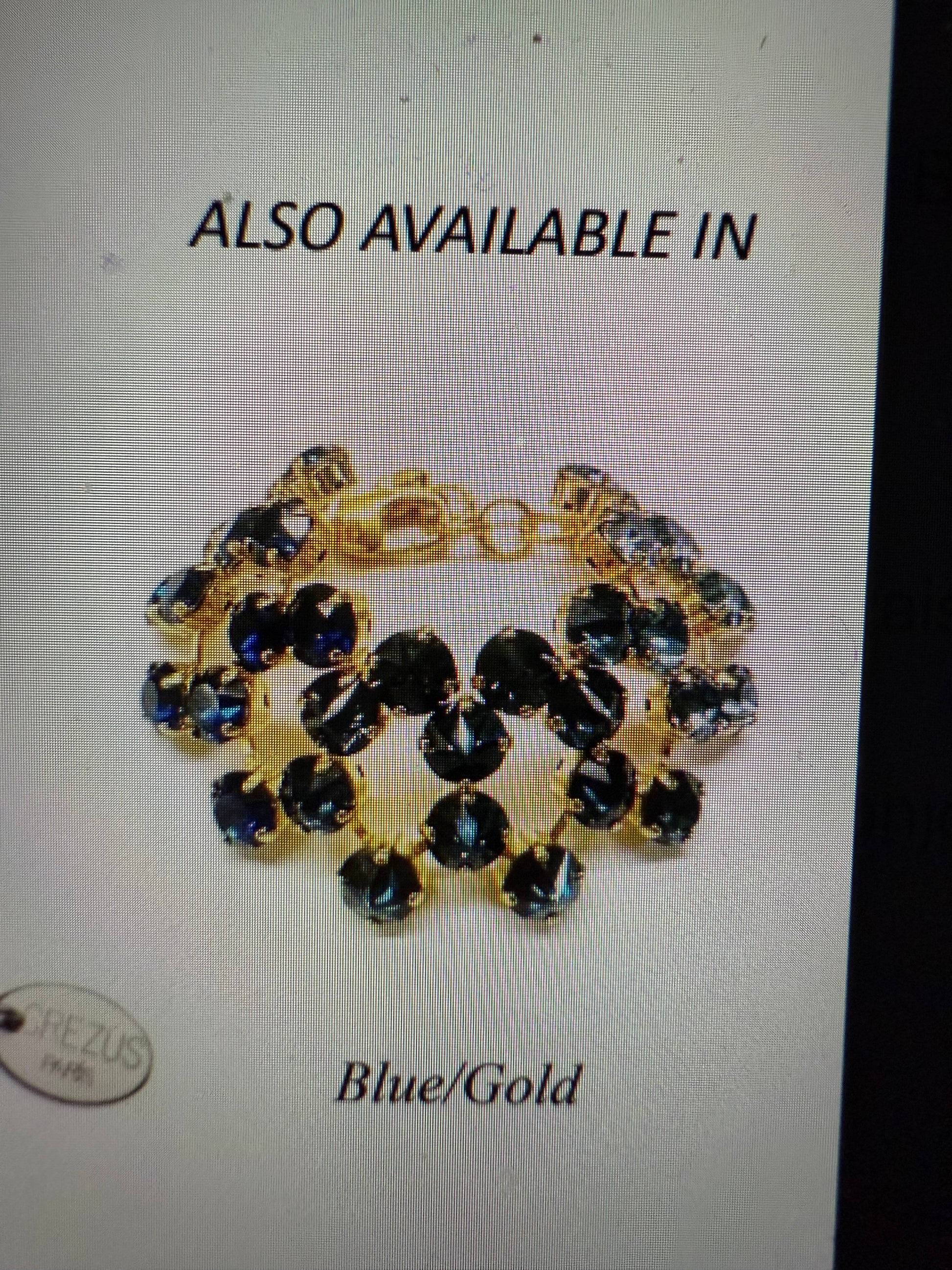 BRACELET CASCADE DENTELLE BLEU