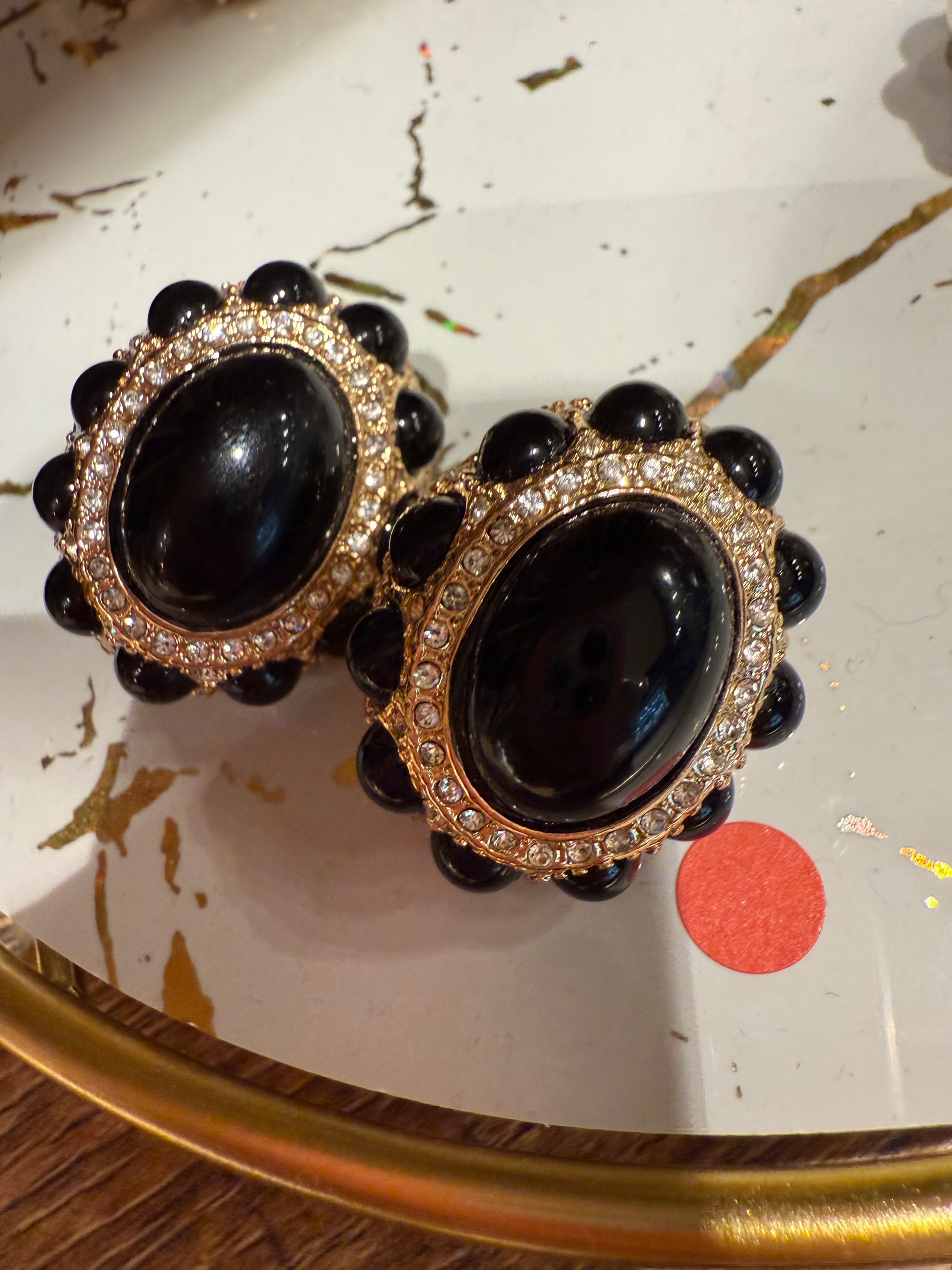 BOUCLES D'OREILLES CLIP NIIKI CABOCHON