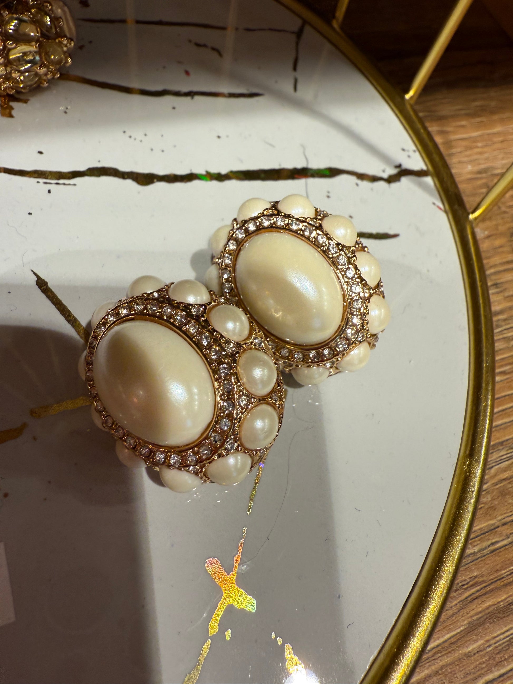 BOUCLES D'OREILLES CLIP NIIKI CABOCHON