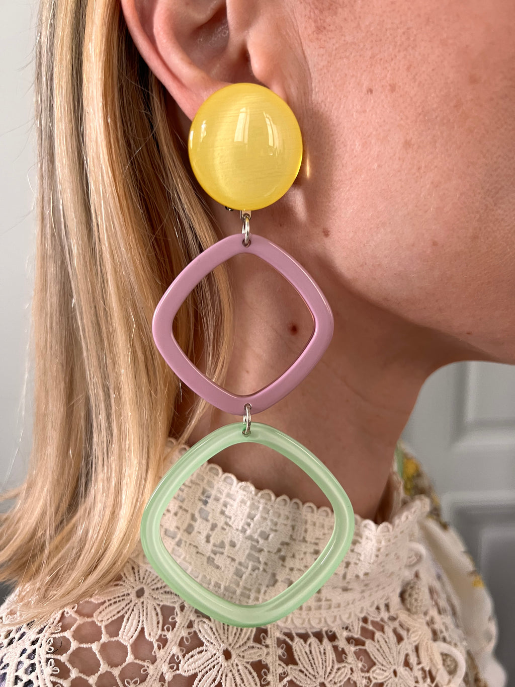Boucles d'oreilles Francine Bramli:  ASIA LONGUE
