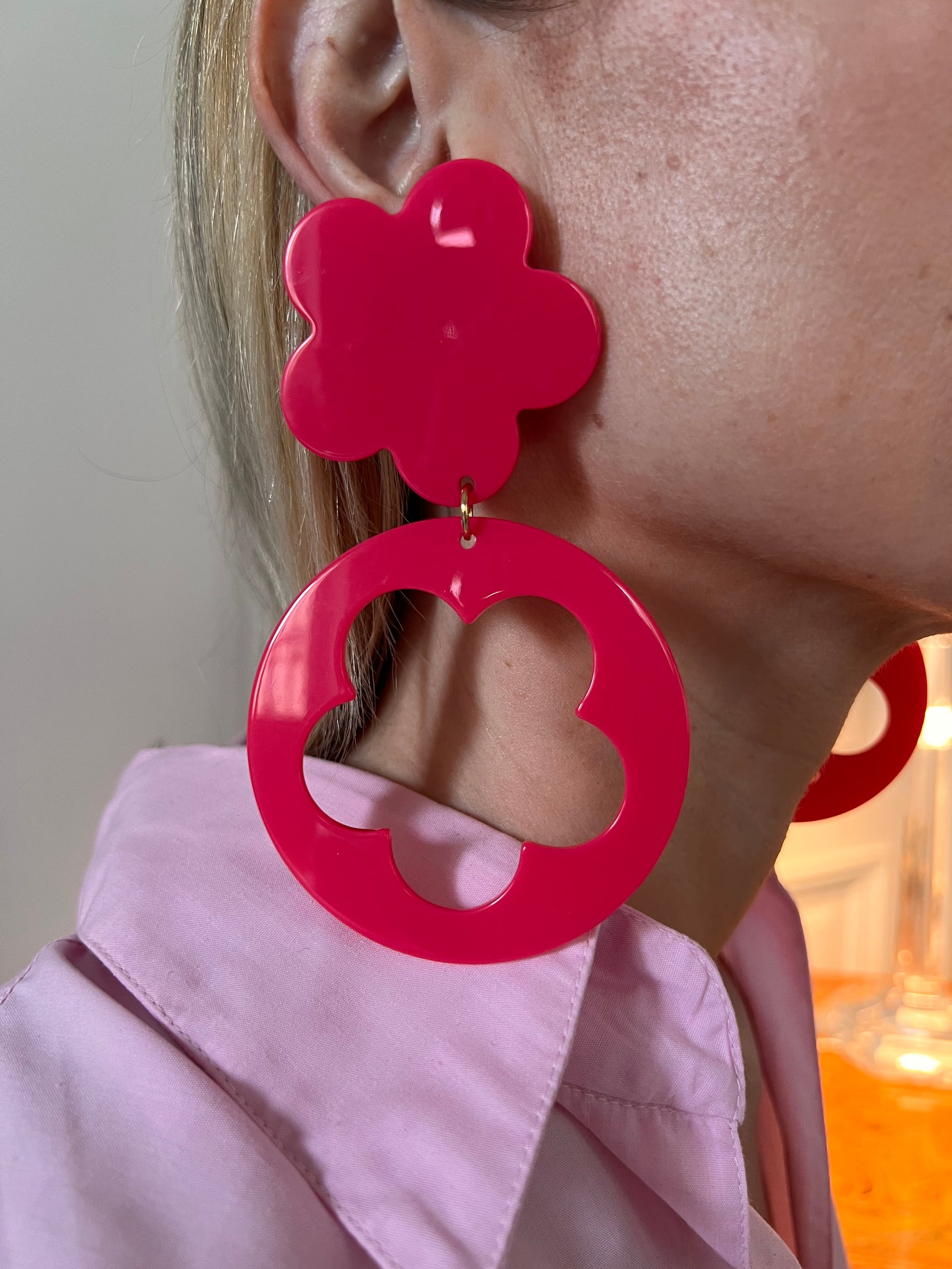 Boucles d'oreilles Francine Bramli: FLEURS EDITION LIMITÉE