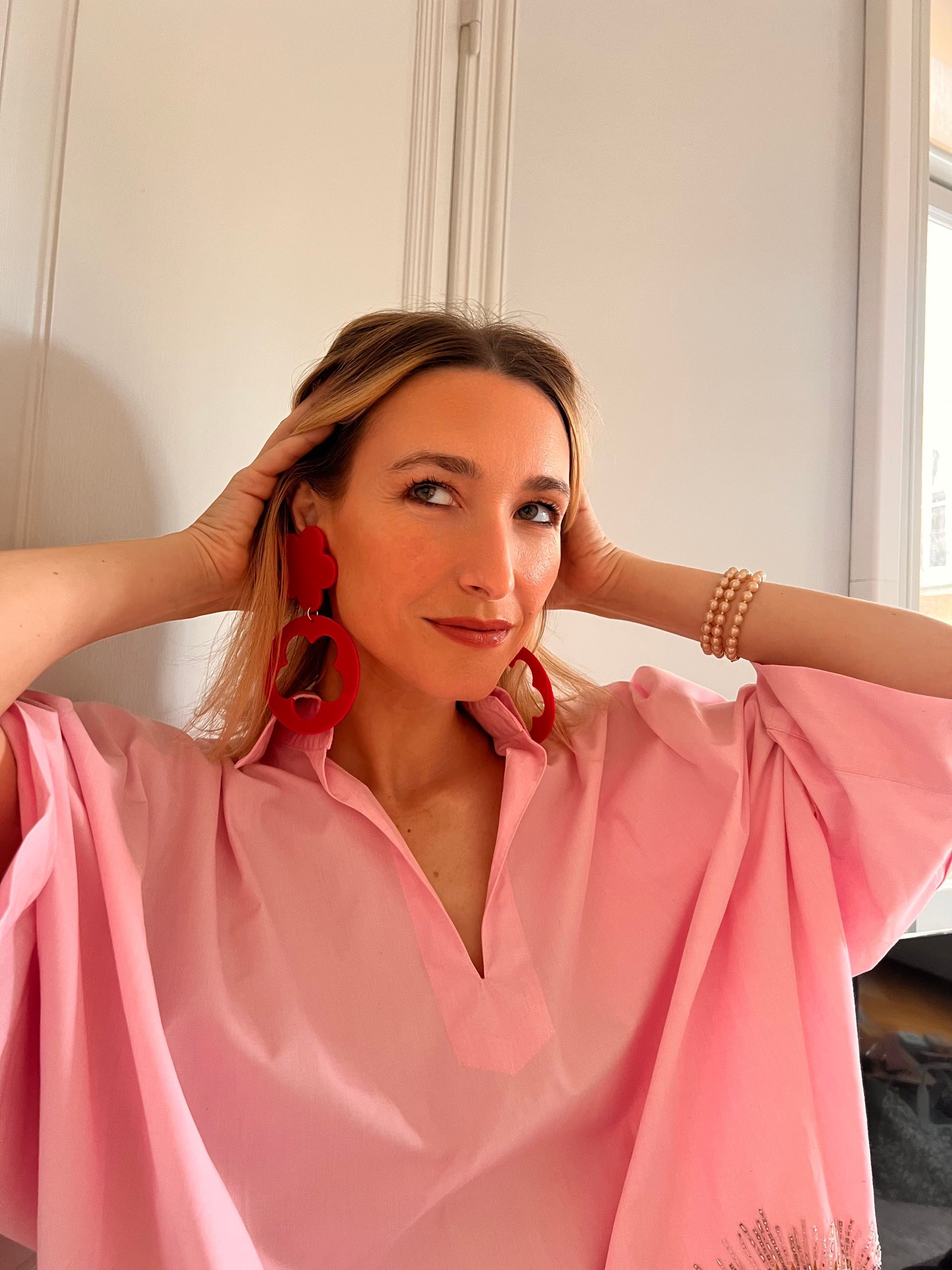 Boucles d'oreilles Francine Bramli: FLEURS EDITION LIMITÉE