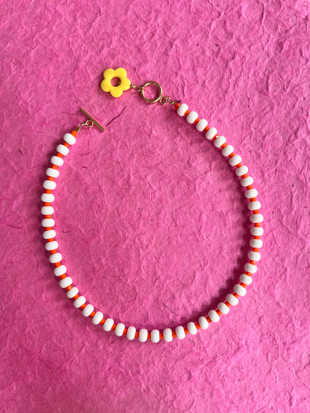 COLLIER POP'IN ORANGE