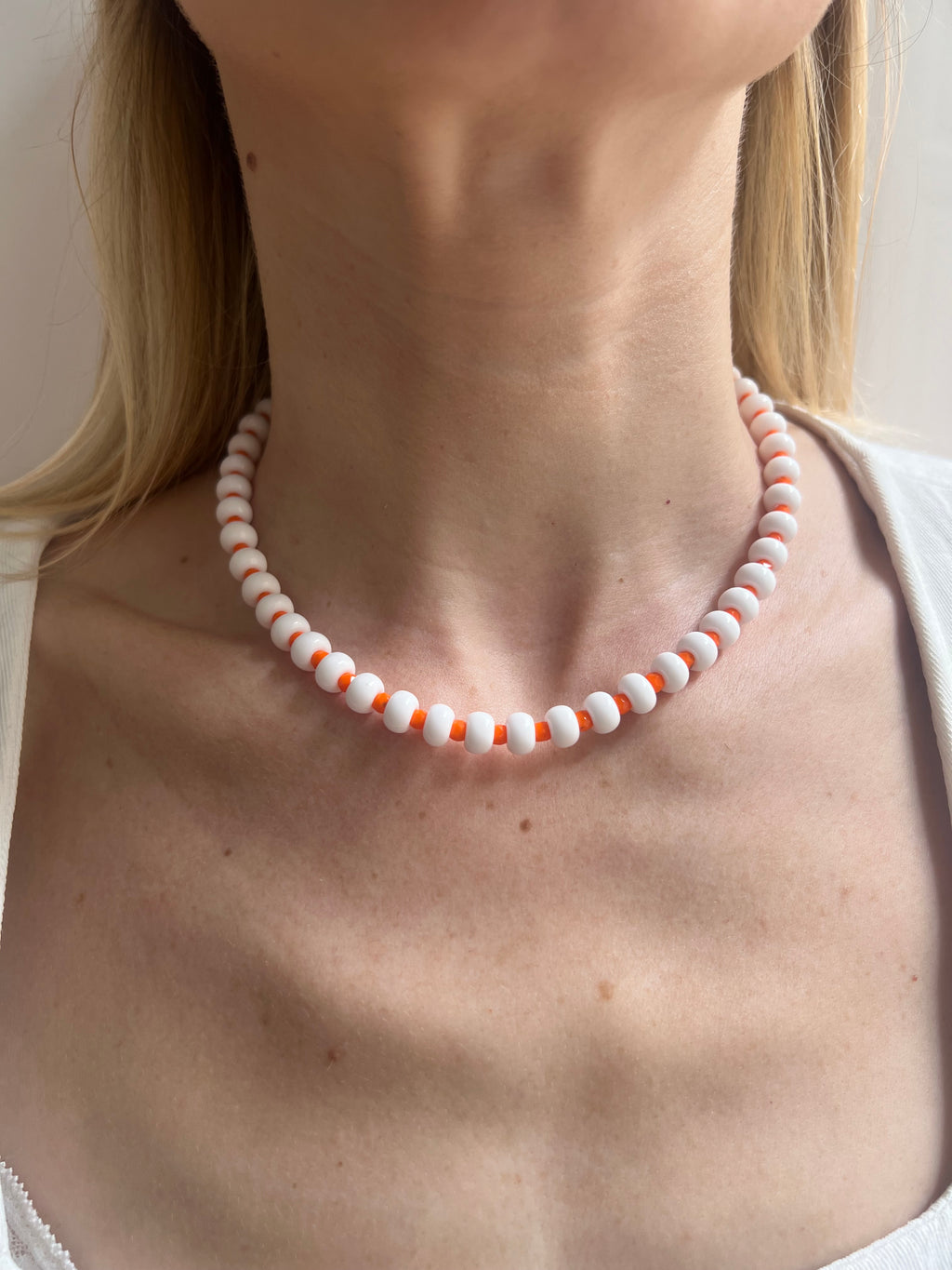 COLLIER POP'IN ORANGE