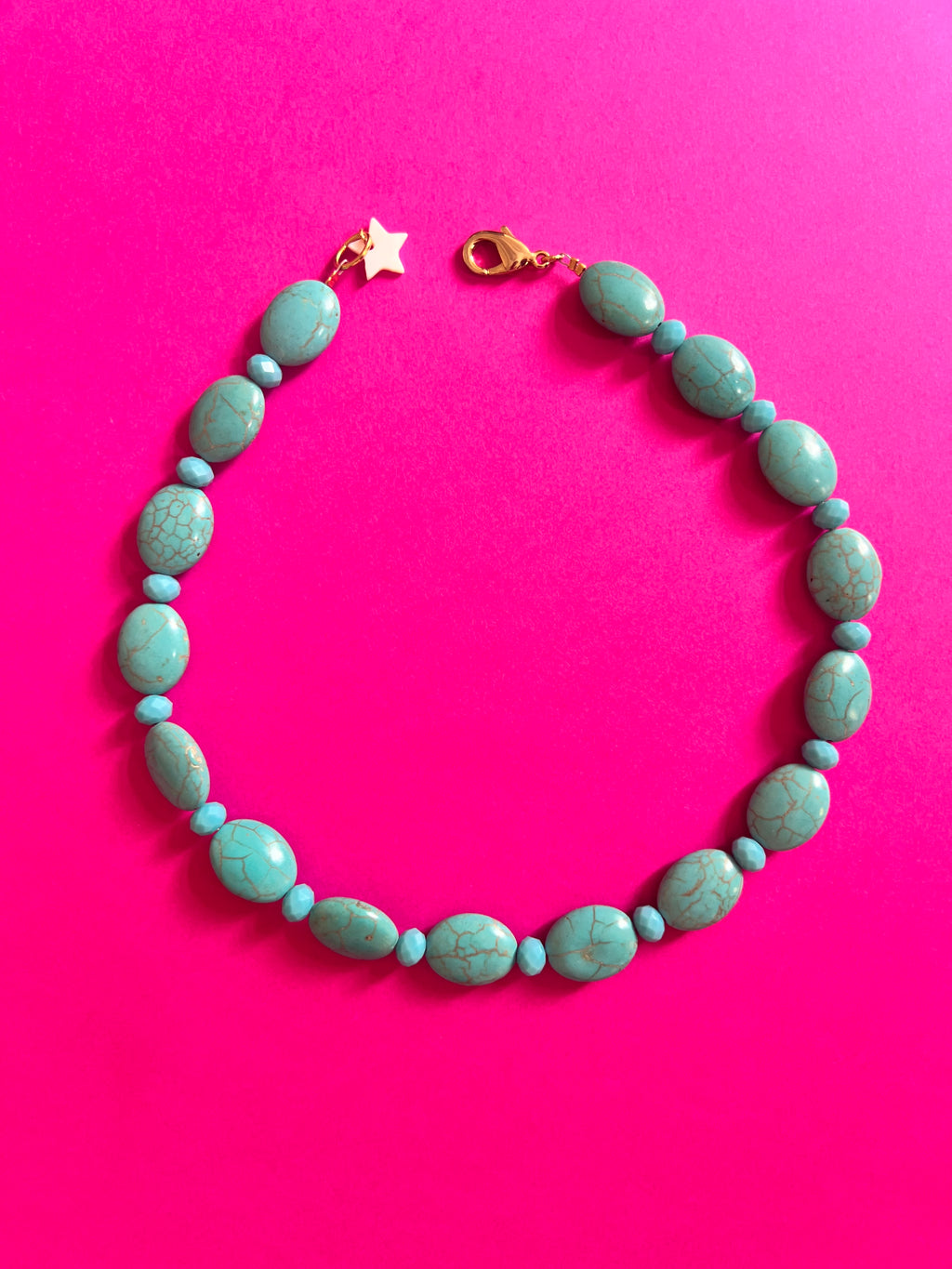 Collier Blues Stones Turquoise