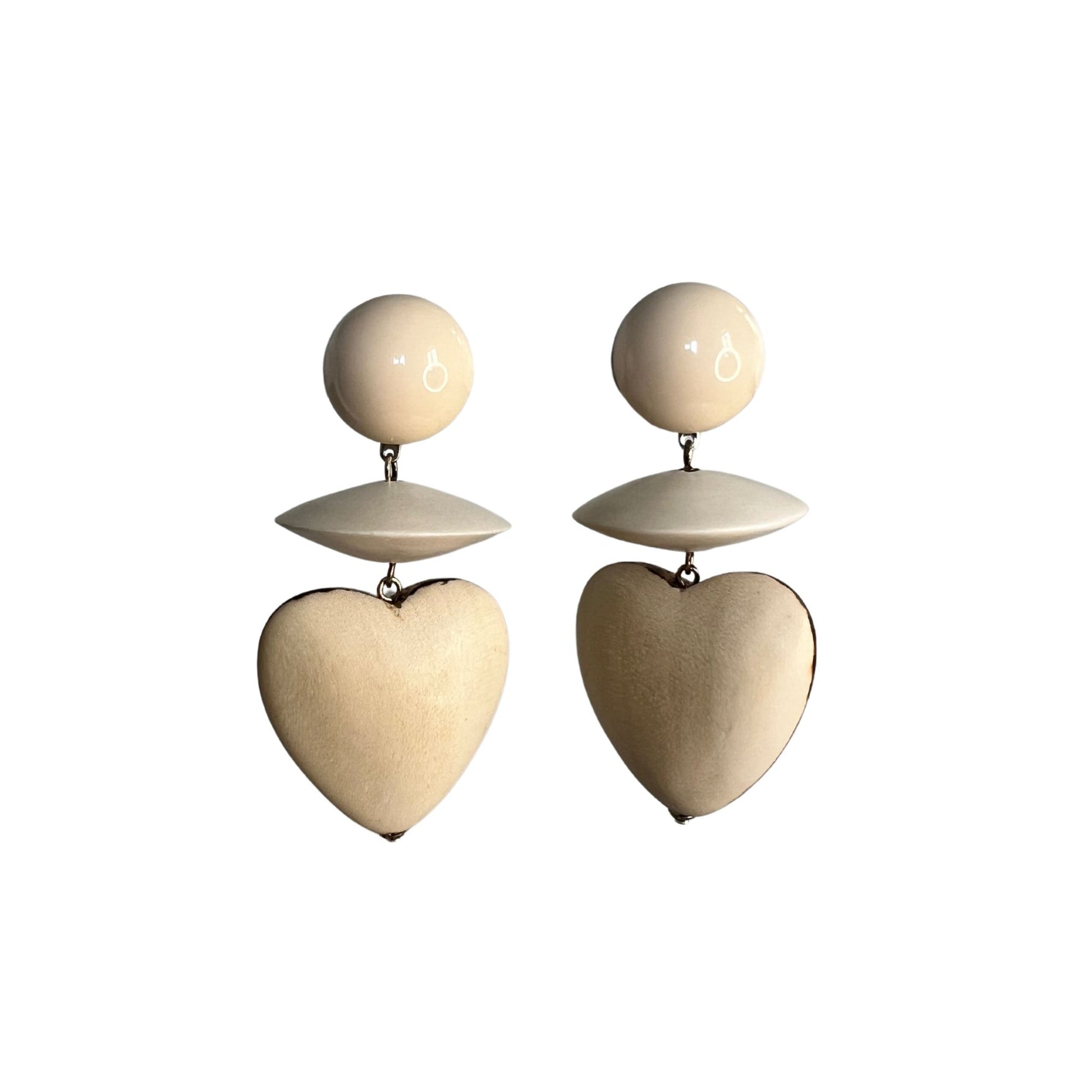 Boucles d'oreilles Francine Bramli:  NATURAL BOIS EXOTIQUE S