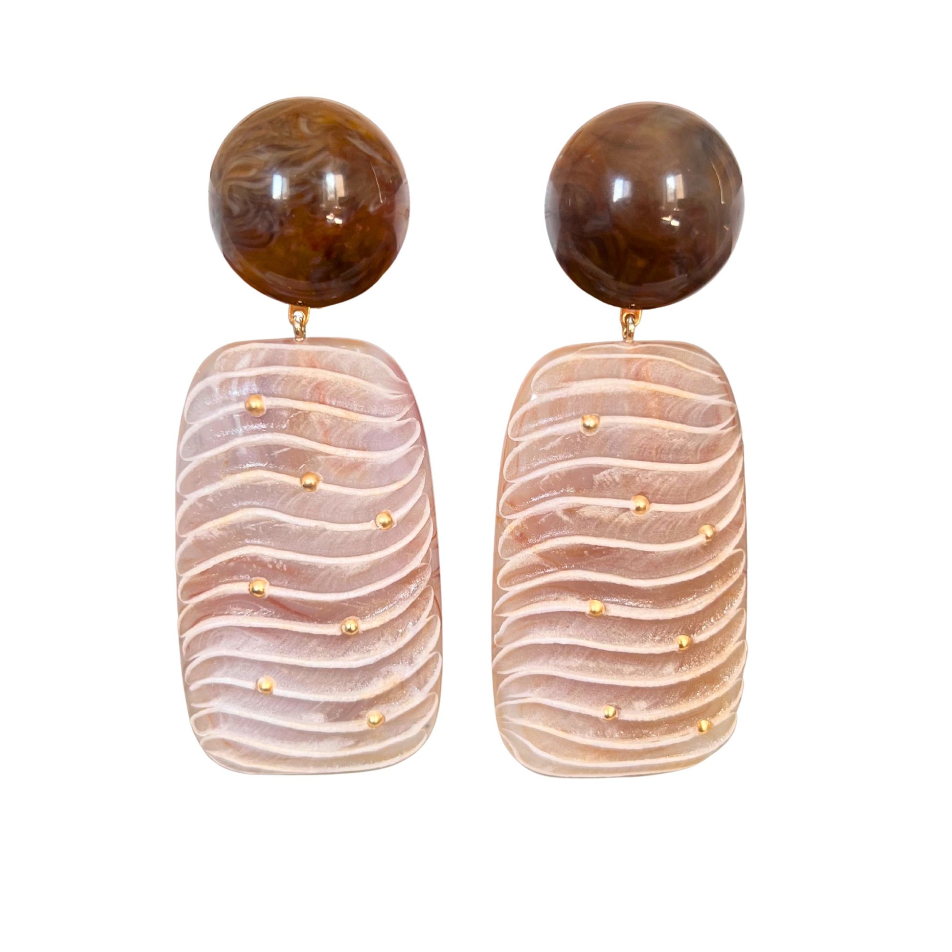 Boucles d'oreilles FRANCINE BRAMLI: ONDARA