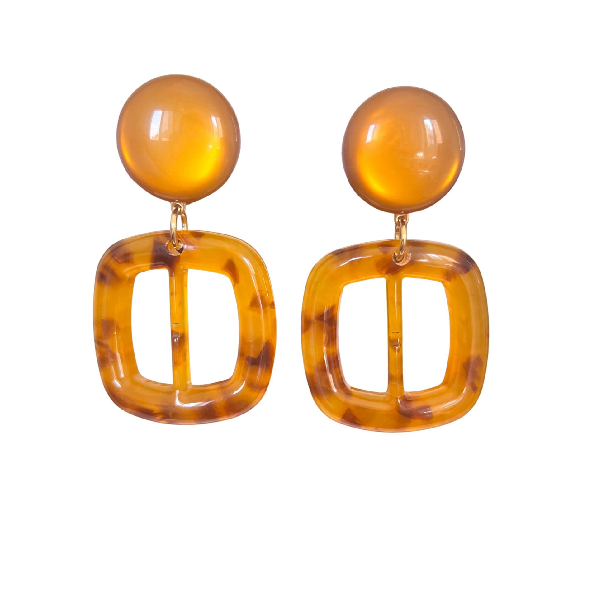 Boucles d'oreilles FRANCINE BRAMLI: PAULINE AMBRE