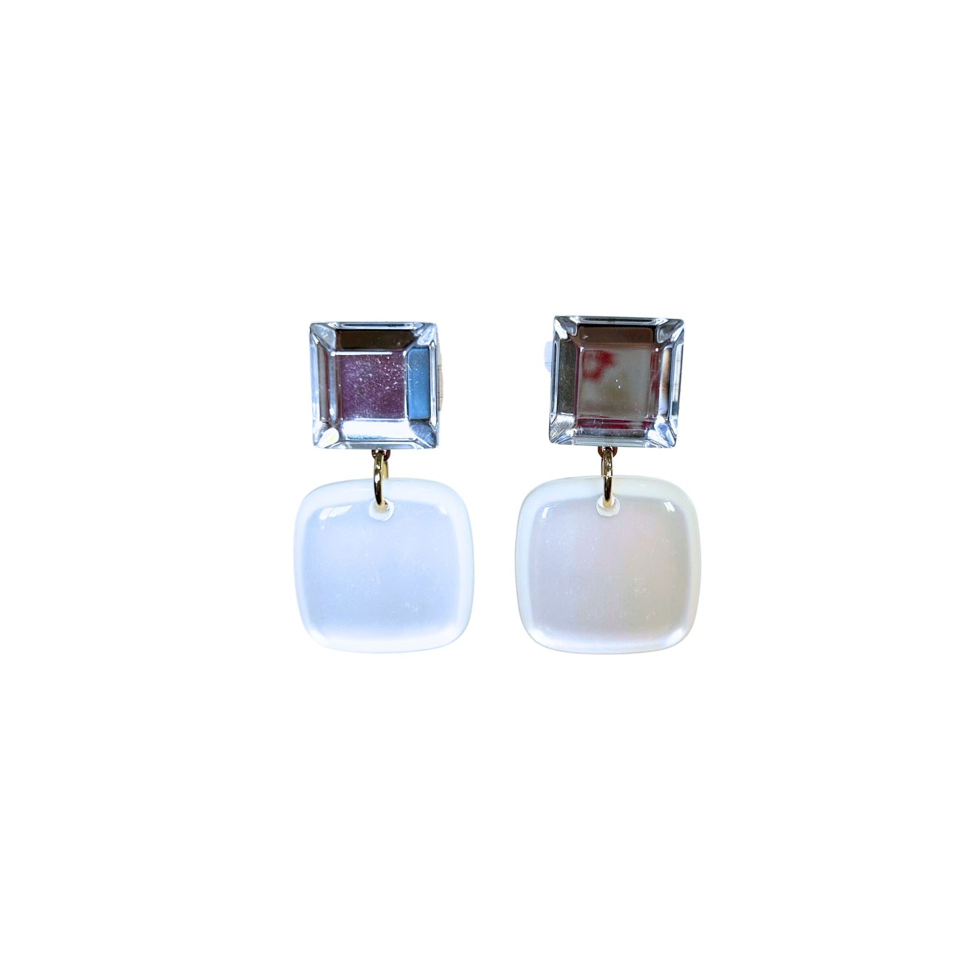 Boucle d'oreilles FRANCINE BRAMLI: RIO 3 BLANCHES