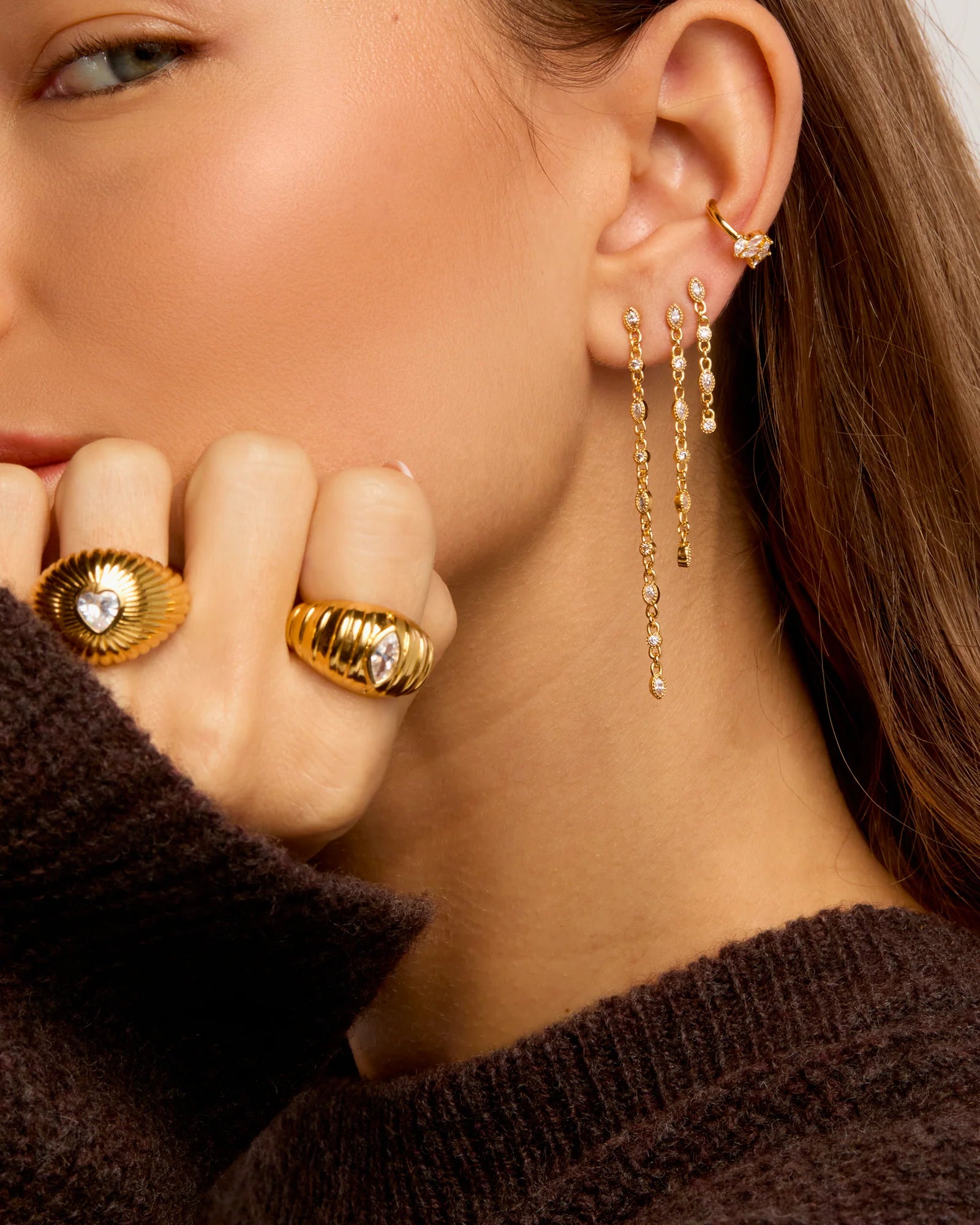 BAGUE - WHITE STONE SAMANTHA