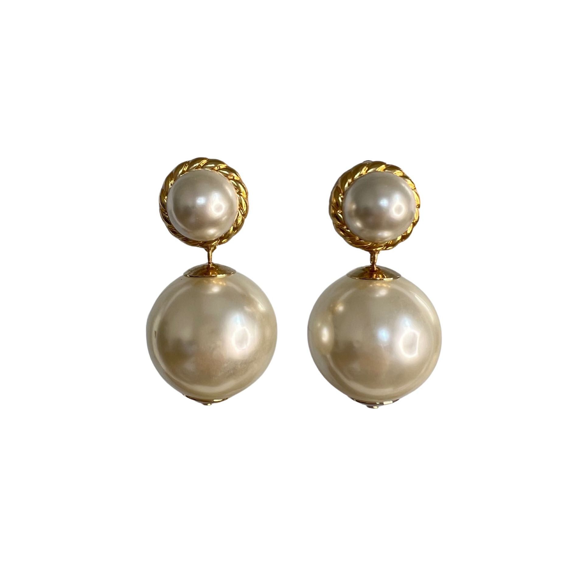 Boucles d'oreilles Francine Bramli: THEONIE PERLE